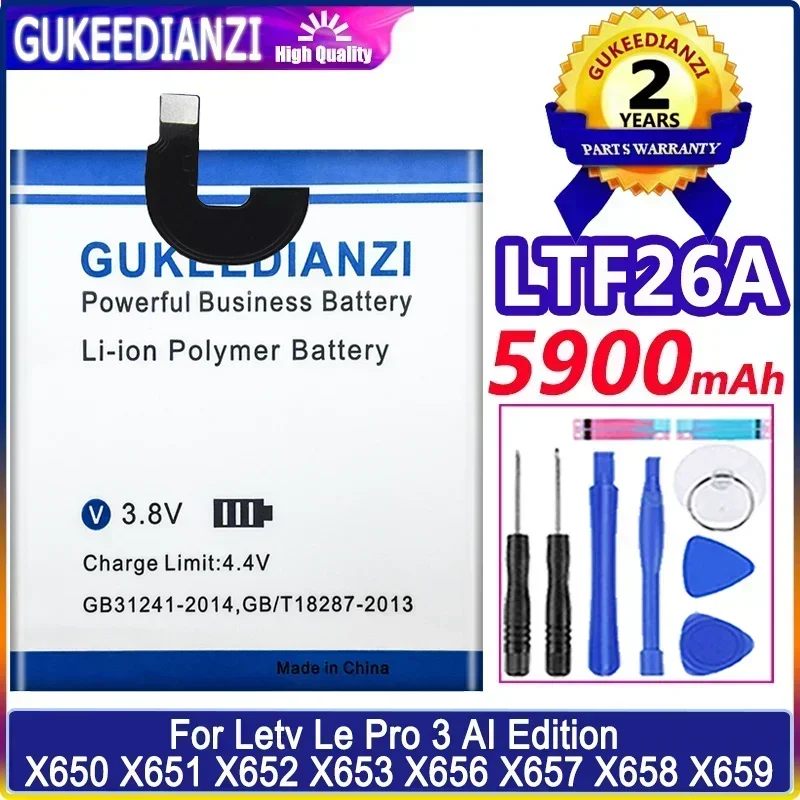 Battery LTF23A LTF26A For Letv LeEco Le Pro 3 Pro3 AI X720 X721 X722 X725 X726 X727 X728 X650 X651 X652 X653 X656 X657 X658 X659