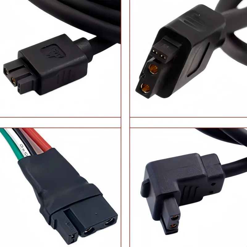 XT30 (2+2) Female Connector with Signal Pins, XT30F 4 Pin Plug with Silicone Wire for Robotics, FPV Drone, CAN Bus