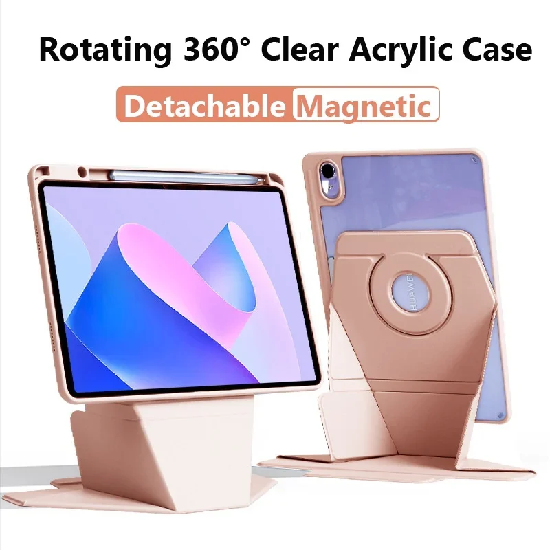 

Detachable Magnetic Rotation Case for Huawei MatePad 11.5“ 2023 Air 11.5 T10 T 10s Pro 11 2023 2022 SE 10.4 2020 Pro 10.8 11