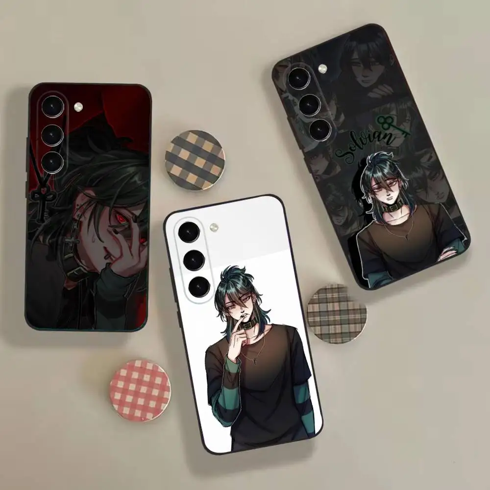 The Kid At The Back S Solivan Cell  Phone Case For Samsung Galaxy A 73,72,51,53,52,71,22,J7,8,9 Black fashion  coque Cover