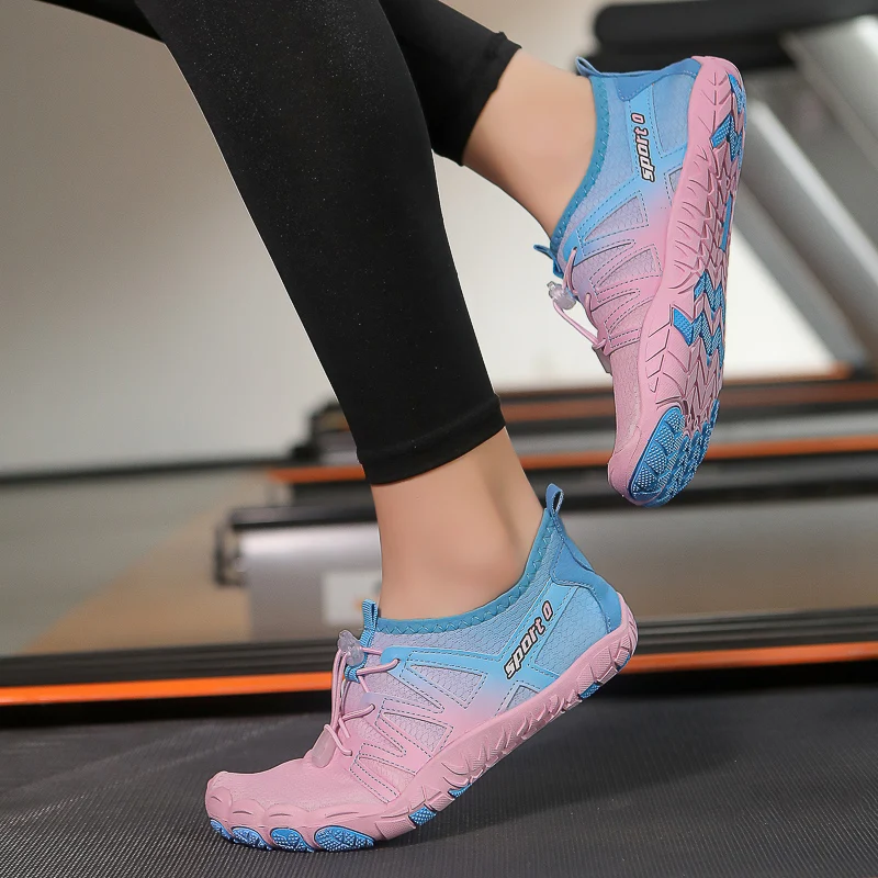 Trandy Five Fingers Sneakers for Men Women Brethable Quick-drying Aqua Shoes Plus Size 46 Aquatic Sneaker Men barefoot hombre