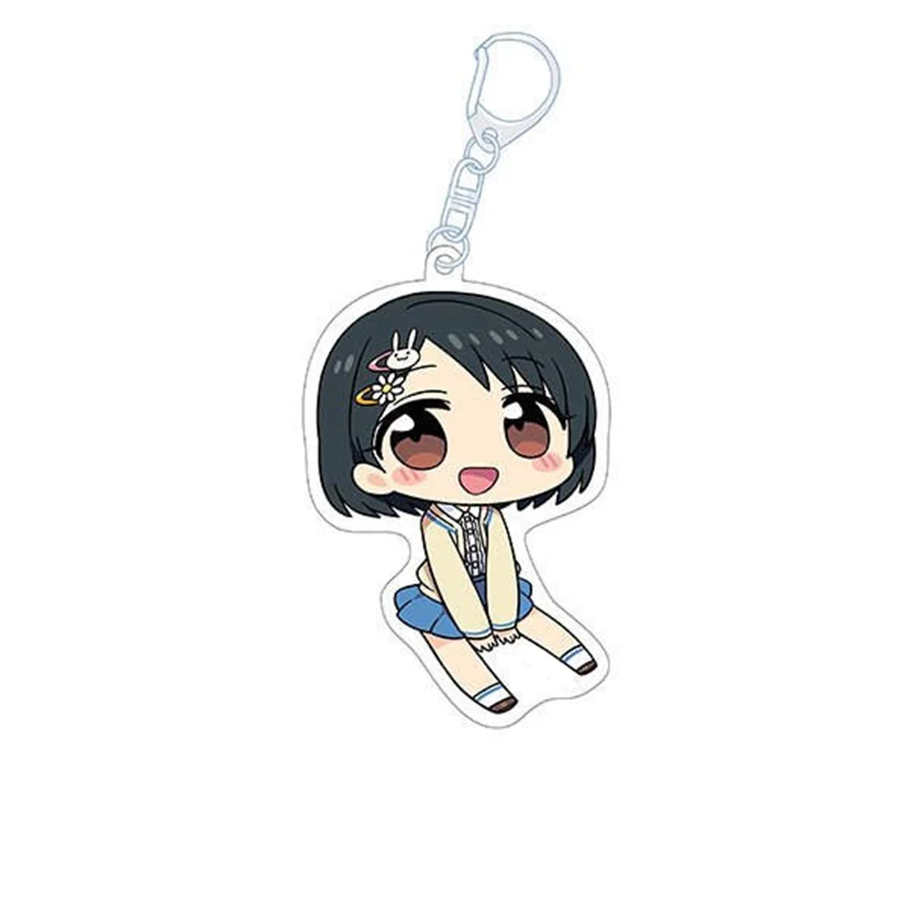 Anime Peripheral Store THE IDOLM@STER Cinderella Girls Arisu Momoka Miria Risa Acrylic Keychain Pendant Fans Charm Gift About6cm