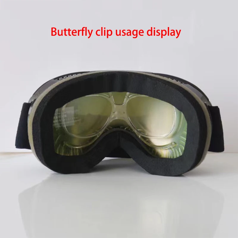 Bendable Motorcycle Goggles Ski Goggles Glasses Myopia Frame Rx Insert Optical Adaptor Flexible