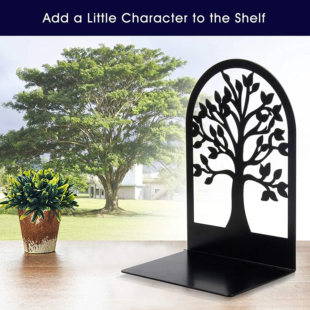 

Iron Bookend for Office Study Living Room Wear Resistant Book Holder ganizer Desktop Accessory Strong Book Supply Home