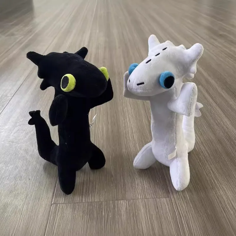 

25 см Мультяшный Беззубик из «Как приручить дракона» — милый светящийся брелок-подвеска для рюкзака, декор, подарок на день рождения