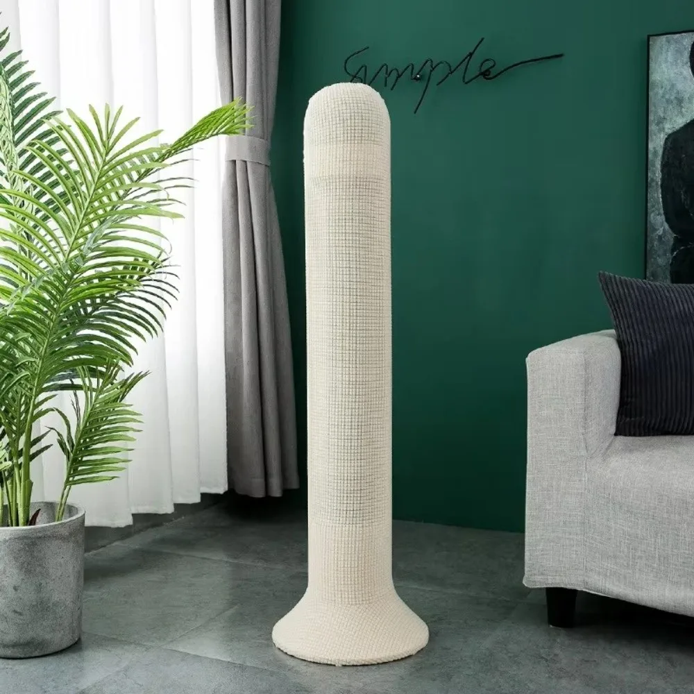 Thickened Protective Dust Cover Solid Color Anti Dust Storage Fan Sleeve Elastic Cloth Tower Heater Cover For Electric Tower Fan
