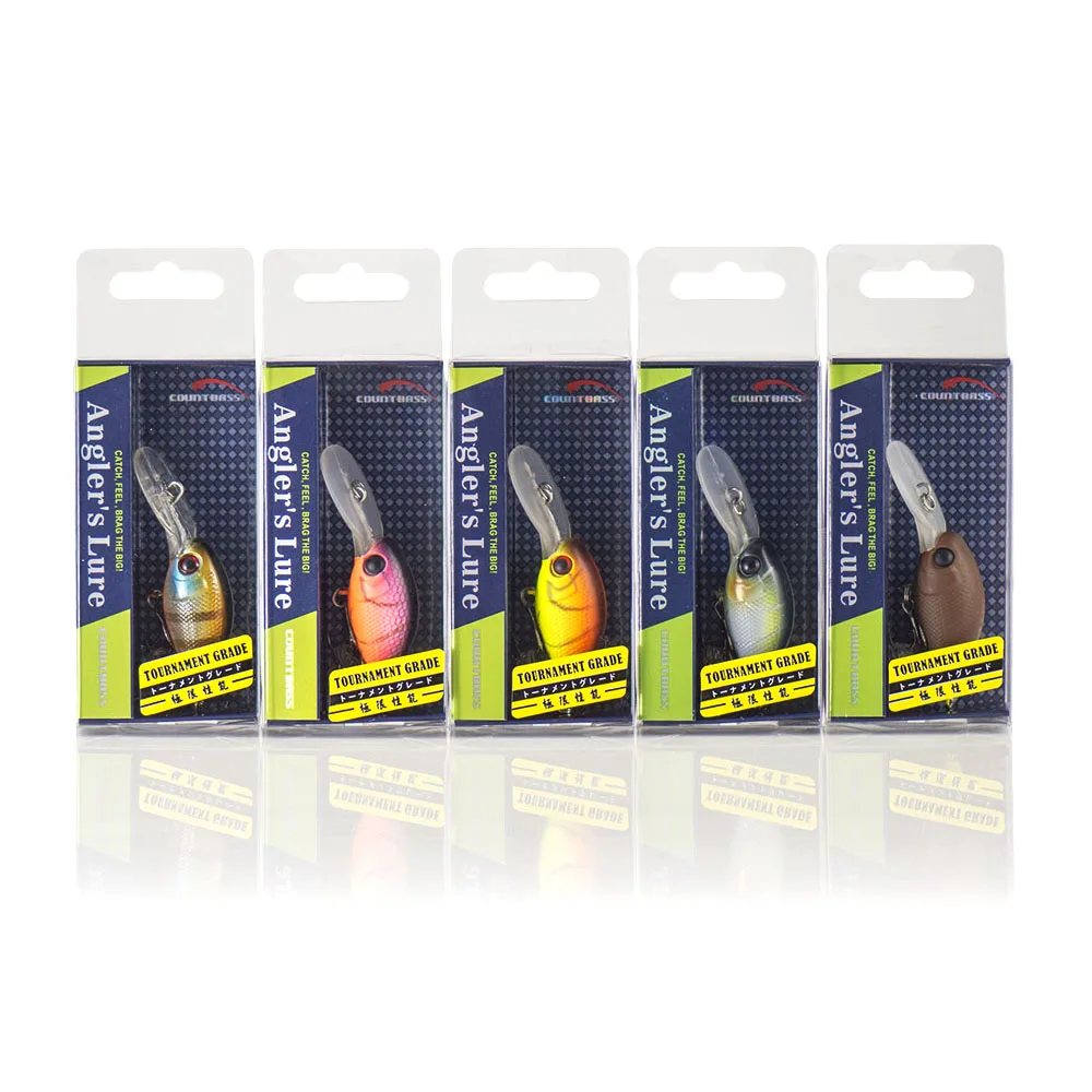 Quay Mồi Nhựa Cứng Nhám Giành Mồi 37mm, Mồi Câu Cá, Crankbaits, Wobblers Nước Ngọt Liệu