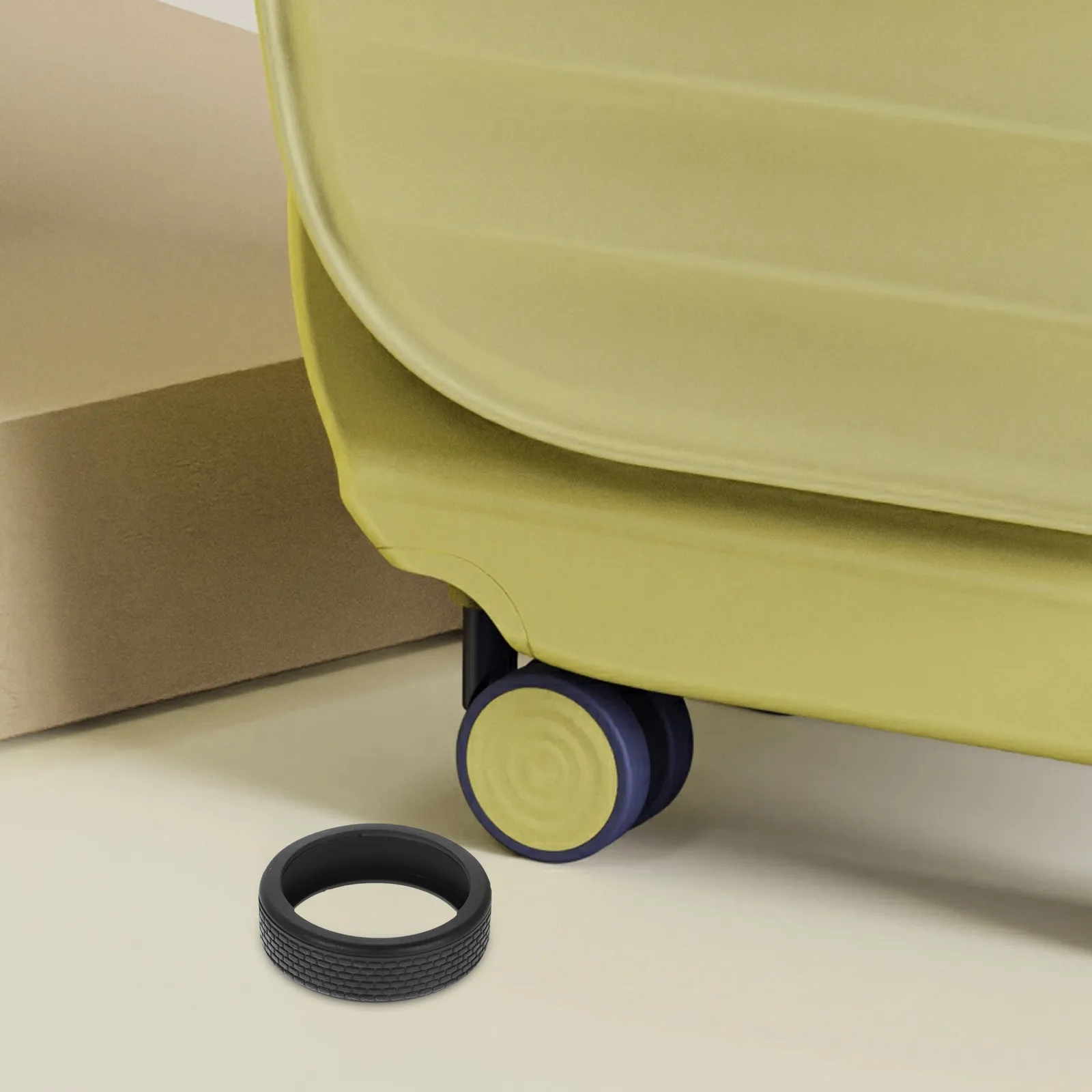 

14 шт. силиконовых защитных чехлов для колес чемоданов: бесшумное и плавное скольжение по плитке и деревянным полам