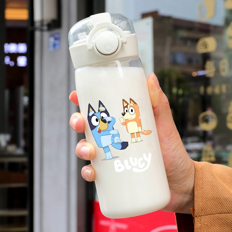 

400ml Blueyes Transparent Water Bottle Large Capacity Portable Durable Water Bottle Cartoon Pattern Water Bottle Children's Gift