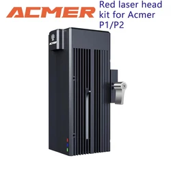 Acmer IR 2W Red Laser Head Module Kit for ACMER P1/ACMER P2 Laser Engraving Machine Engravable Multiple Materials Pure Metal/PC