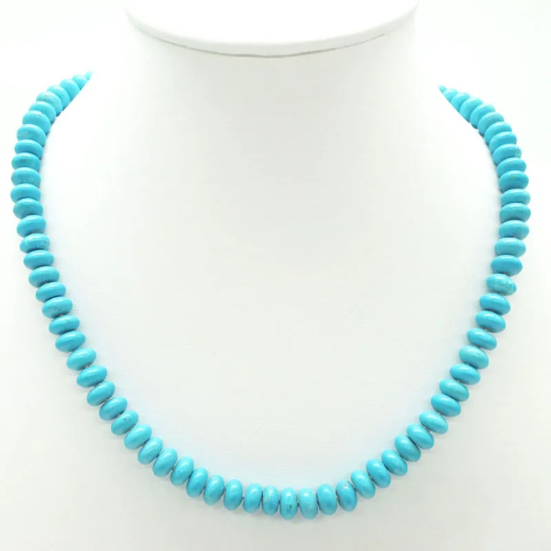 Classic and beautiful ! 8MM  Turkey, semi-precious stones, necklaces 18