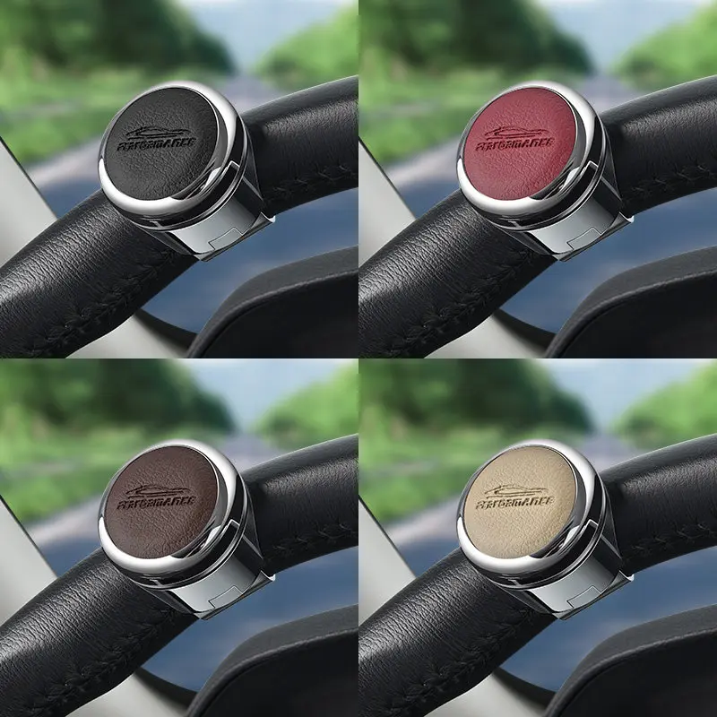 Turning Steering Wheel Booster Spinner Knob 360 Degree Rotation Metal Bearing Power Handle Ball Shaped 4