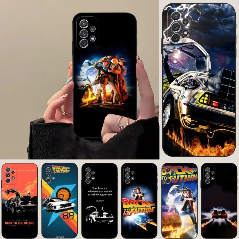 Чехол для телефона с постером Назад в будущее, чехол для Samsung S22 S21 S30 S20 S9 S10 S8 S7 S6 Pro Plus Edge Ultra Fe, силиконовый мягкий