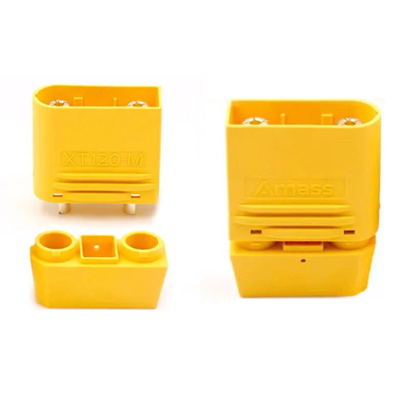 XT120 2+2 Male Female Plug Socket High-Current Connector Adapter For Lithium Battery Plant Protection Drone UAV RC Models