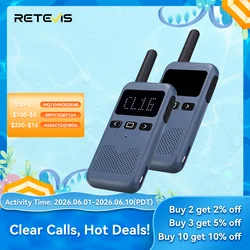 Retevis RB619 Mini Walkie Talkie PMR446 Professional Walkie Talkies Long Range Portable Radio for Restaurant ble radio PTT Hotel