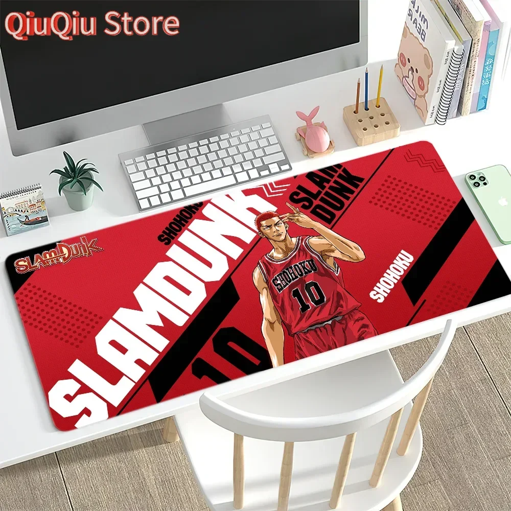 

Basketball Mouse Pad Anti-fray Home Custom Ergonomic Office Anime Rubber S-Slam Large Desk Mat Keyboard PC Dunk Non-slip