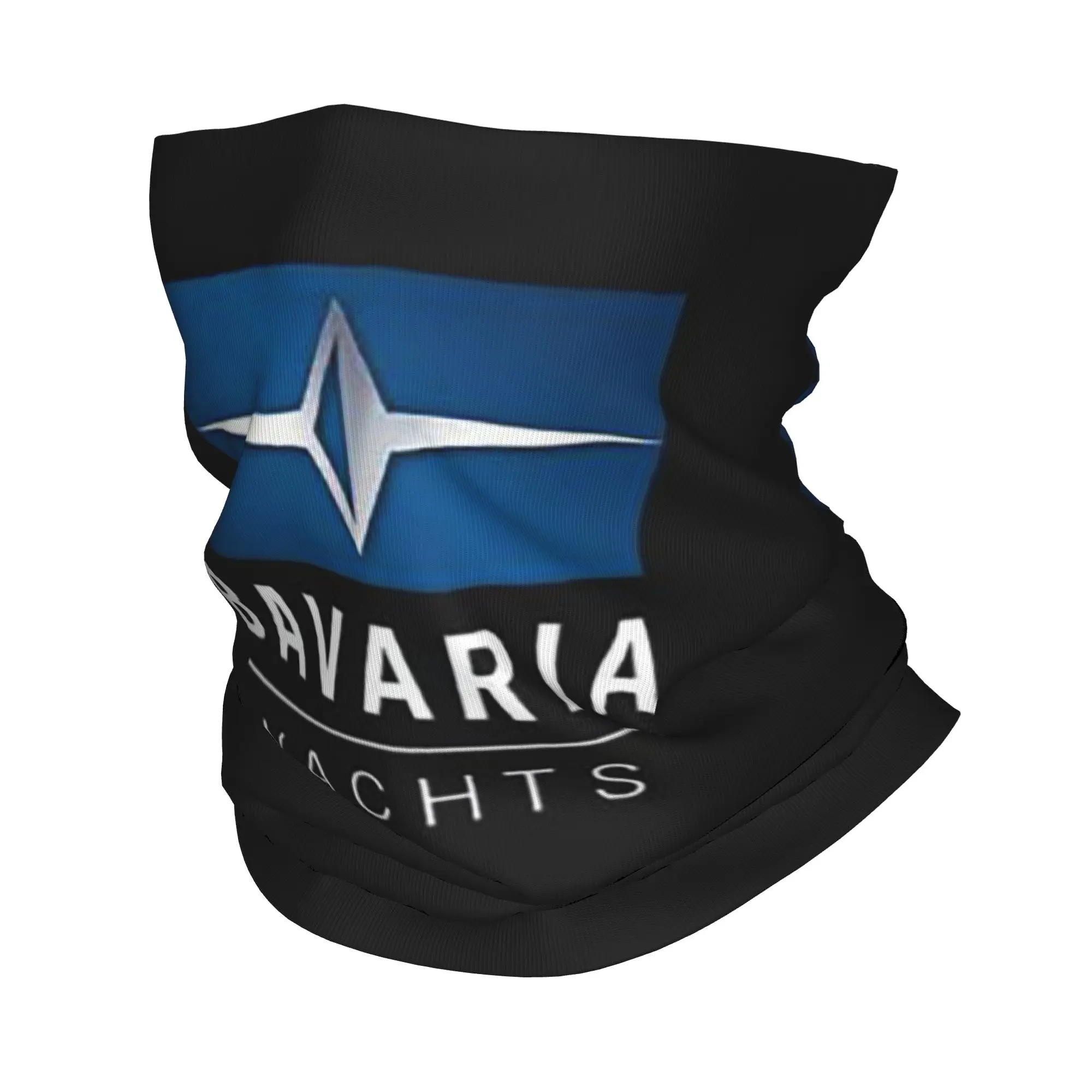 Bavaria Yachts Blue Silver Logo Bandana Neck Cover Printed Face Scarf Multi-use Balaclava Running Unisex Adult Breathable