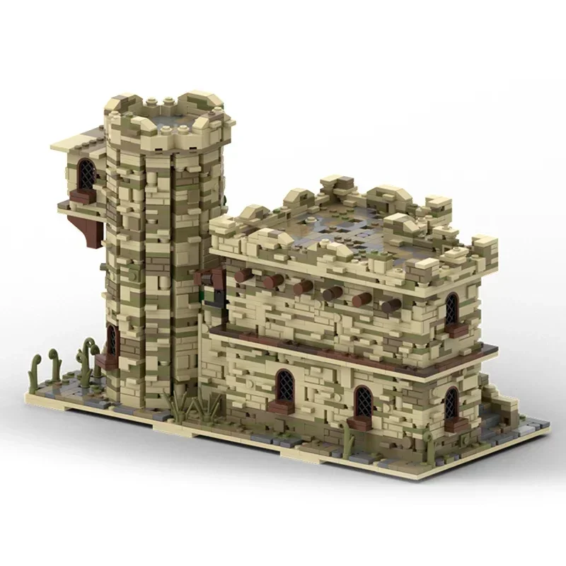 Moc cegły budowlane widok ulicy Model w stylu arabskim technologia domu modułowe bloki prezenty zabawki dla dzieci zestawy DIY montaż