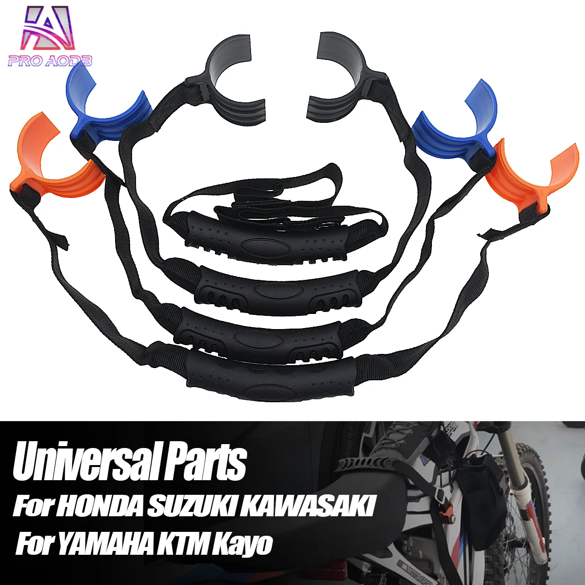 Motorcycle Racing Front Rear Rescue Strap Pull Sling Belt Leashes Universal For KTM EXCF XCF SXF YZF CRF KXF WRF 125-500 Parts