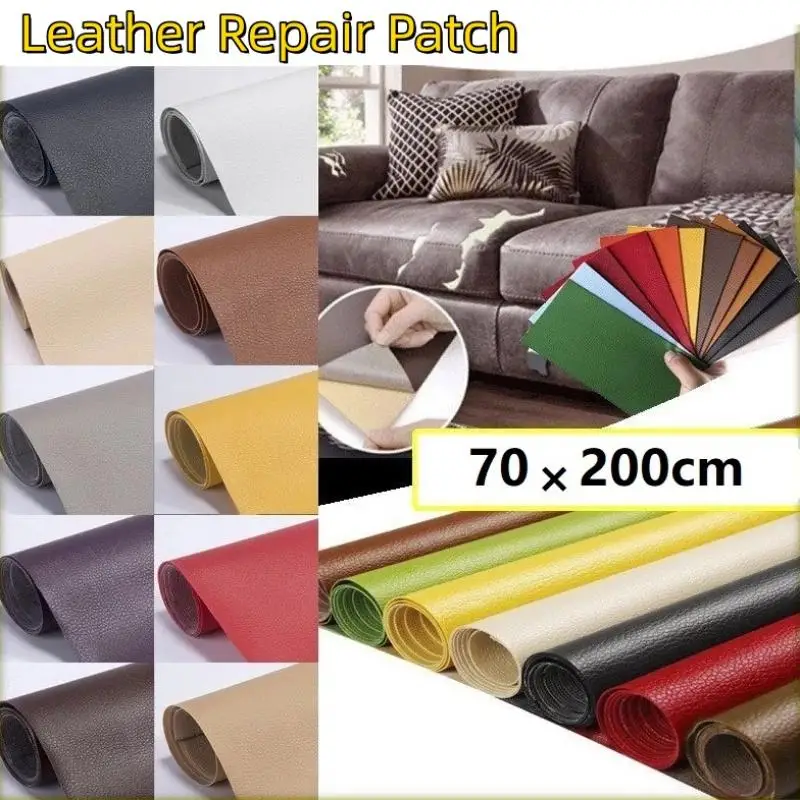 Selbstklebendes Leder-Reparaturband für Heimwerker – Ideal für Sofa, Motorrad, Autositz, Taschen und mehr – Detail 2