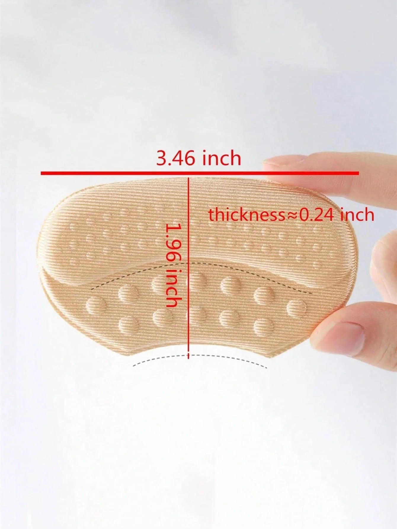 5 Paar Heels Grips Silikon-Fersenaufkleber für Damen und Herren, rutschfeste Fersenkissen, rutschfeste Einsätze, Pads, Fuß- und Fersenpflegeschutz – Detail 6