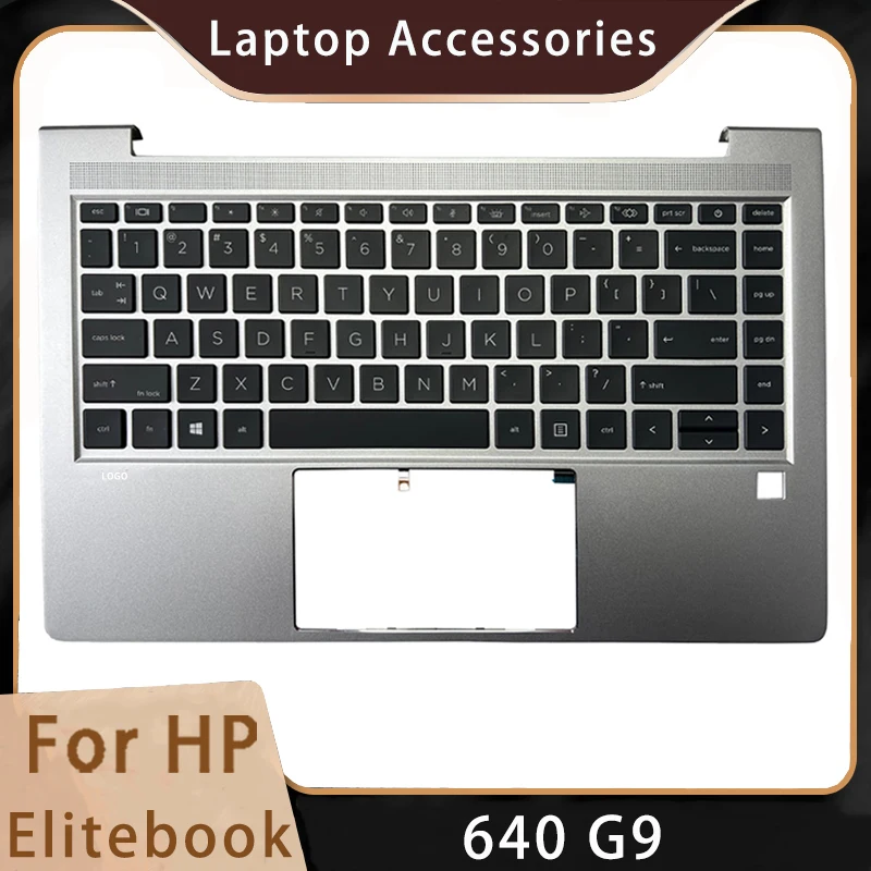 

New For HP EliteBook 640 G9 Replacemen Laptop Accessories Keyboard With Backlight And Fingerprint Hole Silvery