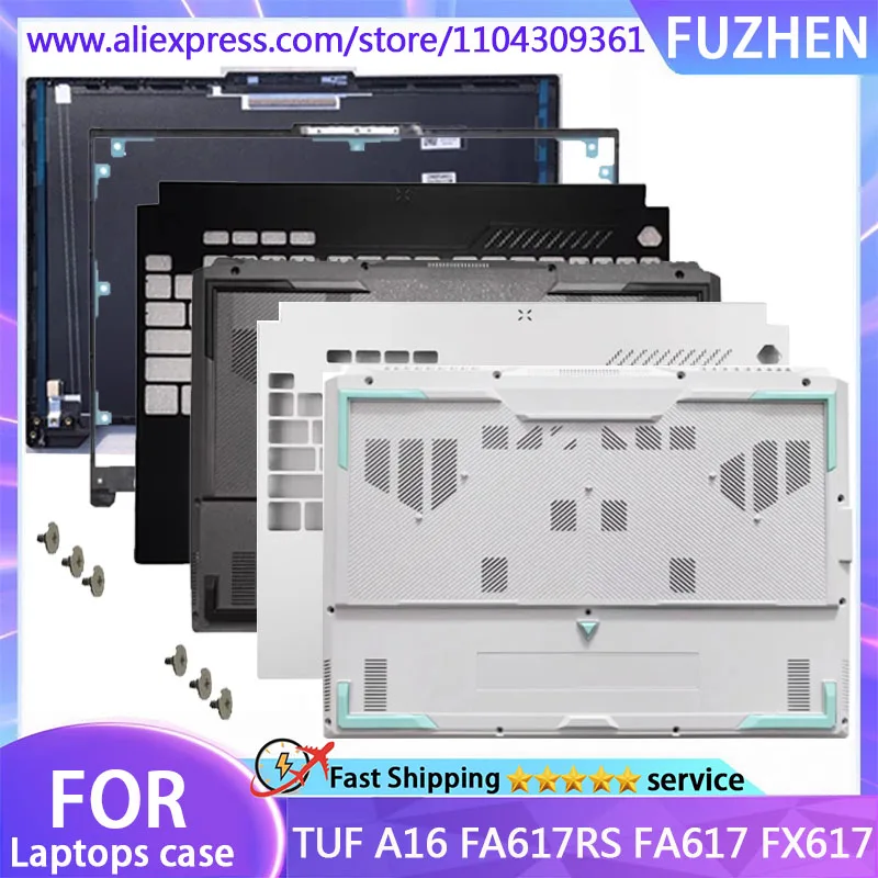 New For TUF A16 FA617RS FA617 FX617 Laptop LCD Screen Back Top Cover Front Bezel Palmrest Lower Bottom Case Housing