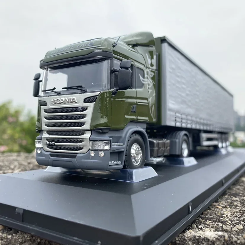 

for Diecast 1:50 Scale Heavy Tractor Container truck Model Die-cast Metal Vehicle Toys Collection Display Show Gifts Souvenir