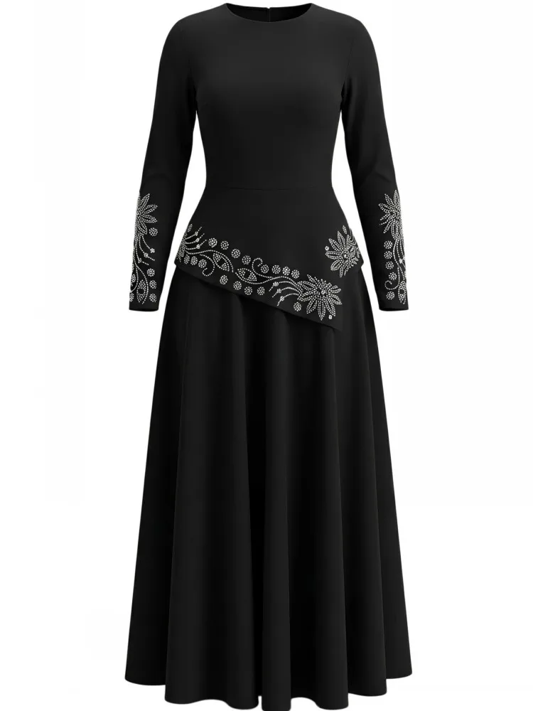 

Африканские платья для женщин, элегантное платье миди с длинными рукавами, трапециевидного силуэта, традиционная африканская одежда для женщин, Fairy Dreaes