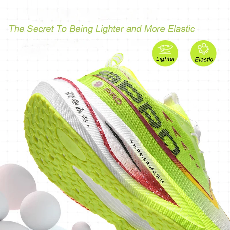New Carbon Plate Cushioning Running Shoes for Men Suitable Heavy Runners Sports Women Non-slip Outdoor Athletic Male Sneakers
