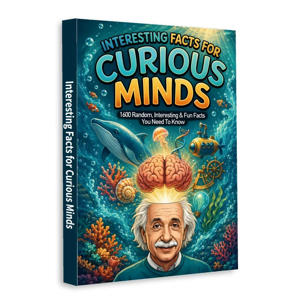 1600 Interesting Facts Book for Kids, Fun Knowledge Book to Satisfy Curiosity, Children Popular Science Trivia Book