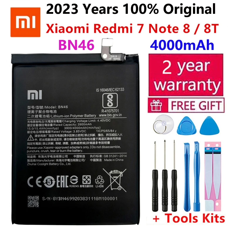 For Xiaomi Redmi Note Mi 4A K40 5 5A 5S 6 6A 7 8 8T 9 9A 9C 9S 9T 10 10S 10X 11 11S SE Poco F1 M2 M3 F3 X3 4X Plus Pro Battery