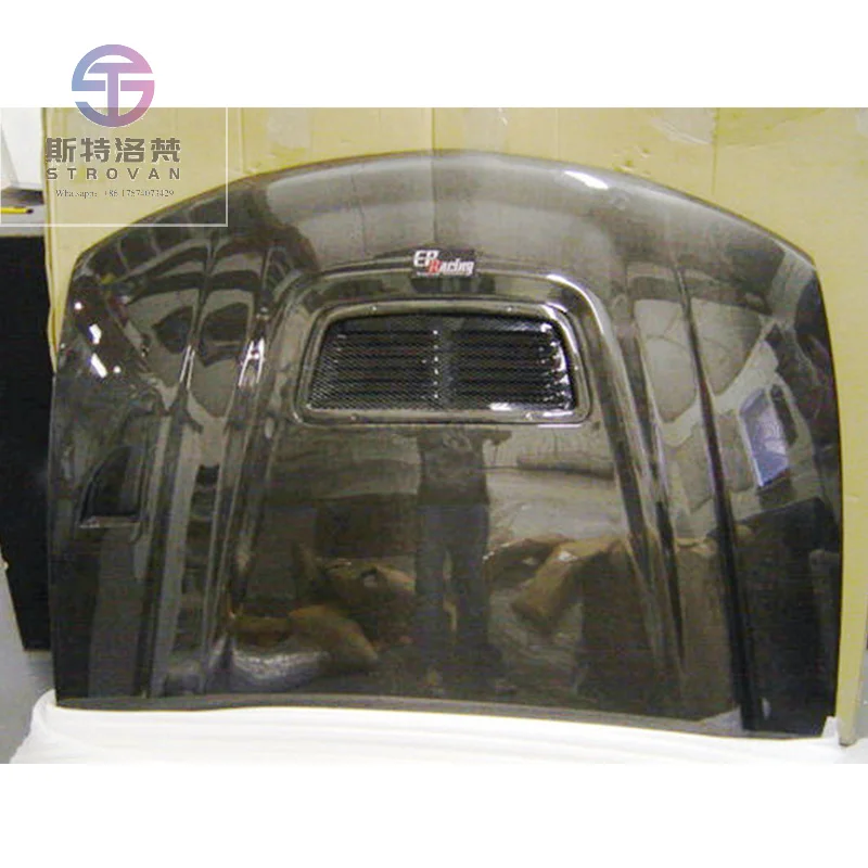 Carbon Fiber Car Parts for Evolution 4 OEM Front Hood Bonnet