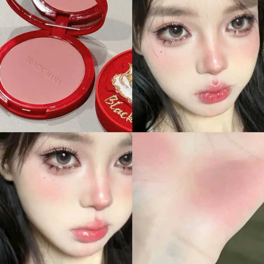 Portatile Soft monocromatico Blush Natural Mist Matte Blush Palette Brighten Waterproof Face Blusher Girl