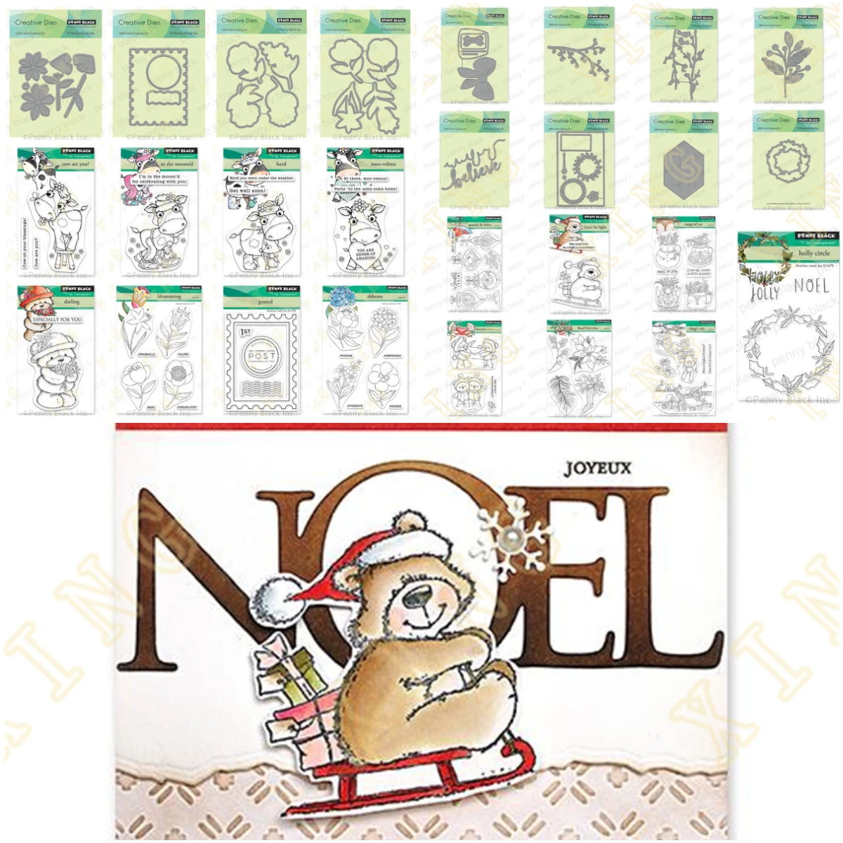 

Holly Christmas Winter's Best Metal Cutting Die Stamps Scrapbook Embossed Paper Card Album Craft Template Cut Die Stencils New
