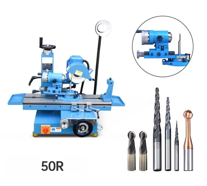 universal tool cutter grinder + 50R for Grinding cnc ball nose mill and end mill cutter