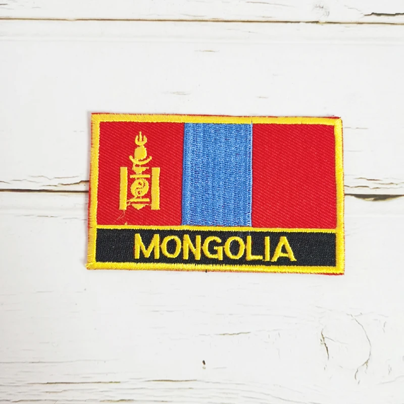 National Flag Square Embroidery Patch Badge 8*5cm MALI MAURITIUS MEXICO MONGOLIA MOROCCO NAMIBIA MONTENEGRO NIGER NEPAL MOLDOVA