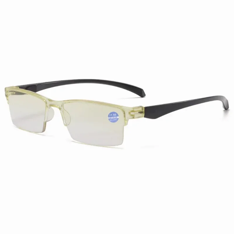 Half Frame Anti Blue Ray Reading Glasses Smart Automatic Zoom Reading Glasses Autofocus Near Far Computer Glasses Color Lenses