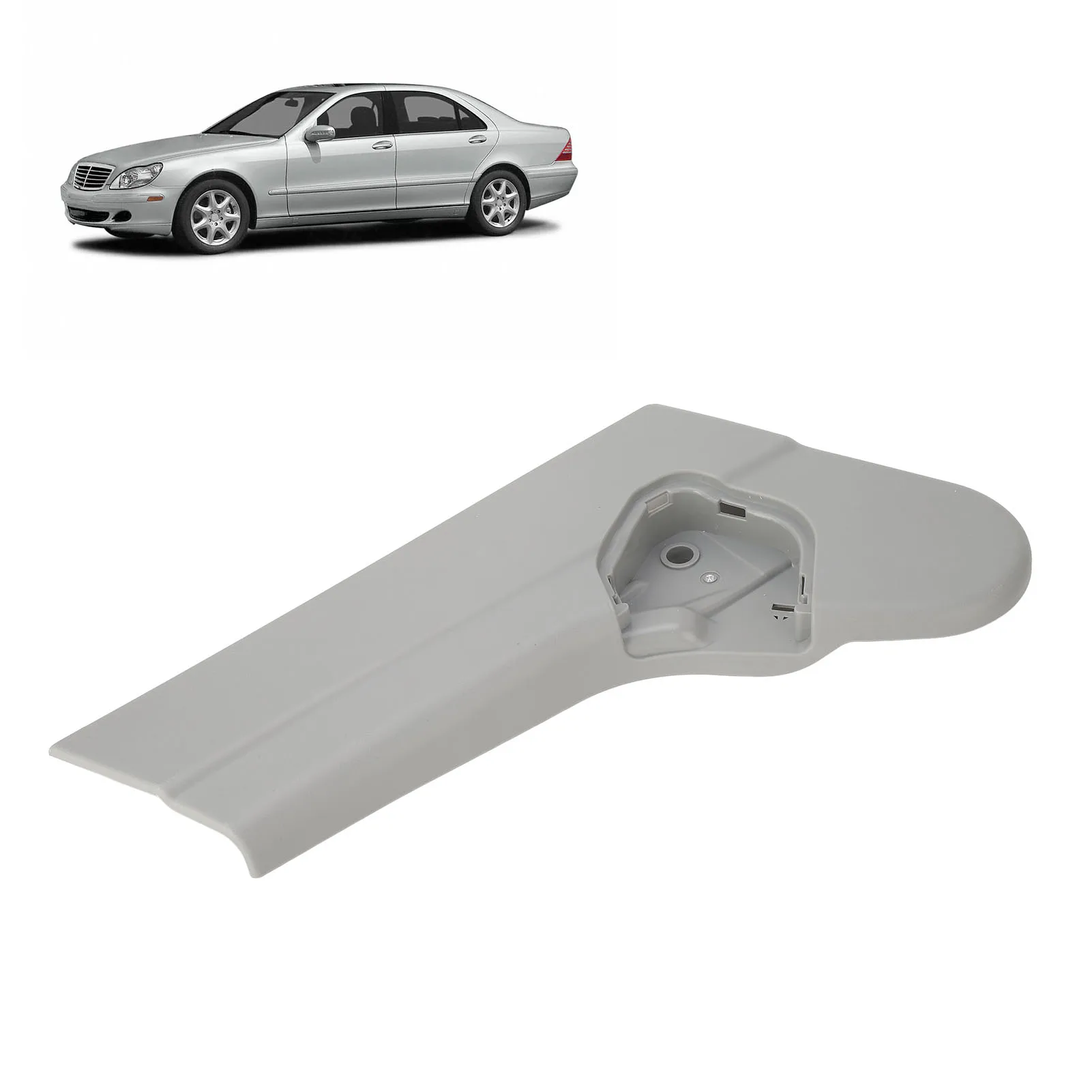 Right Side Seat Trim Cover 2209103018 Precise Fit Replacement for Mercedes-Benz W220 S500 2000-2002 Grey