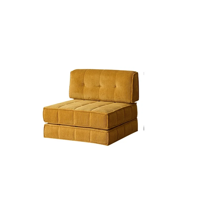 Fabric sofa furniture, free combination living room small apartment corduroy module sofa bed