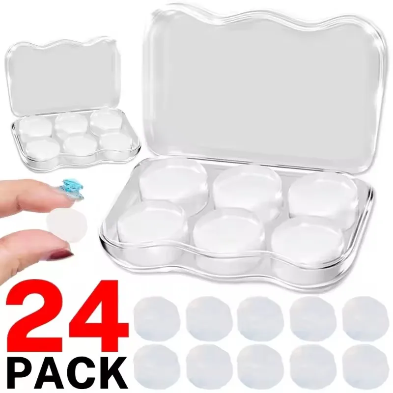 Transparent Soft Silicone Gel Earplugs Silent Noise Cancelling Sleeping Ear Plug Waterproof Swimming Ear Protection Earplug
