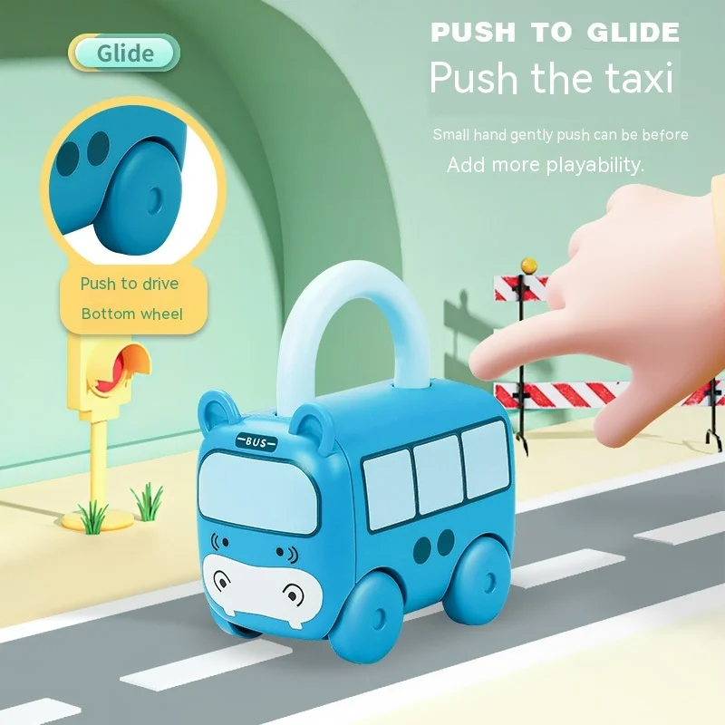 

Unlocking Matching Toy Car Cognition Montessori Early Education Digital Key Educational Traffic Multifunctional Toy Car Gift