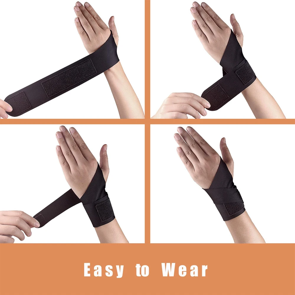 1PCS Wrist Brace Compression Strap Wrist Support Carpal Tunnel Ultra-Thin Elastic for Tear, Wrist Brace for Arthritis Pain,Tendo