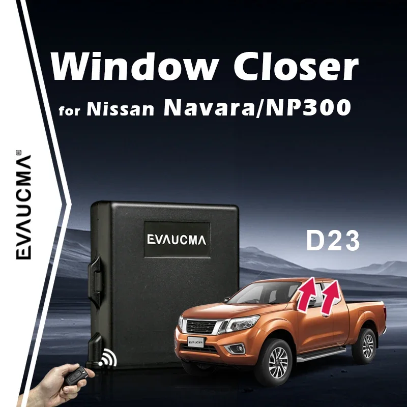 For Nissan Navara / NP300 D23 Car Power Window Closer System Car Automatically 4 Door Window Close Closing Kit Alarm Accessories