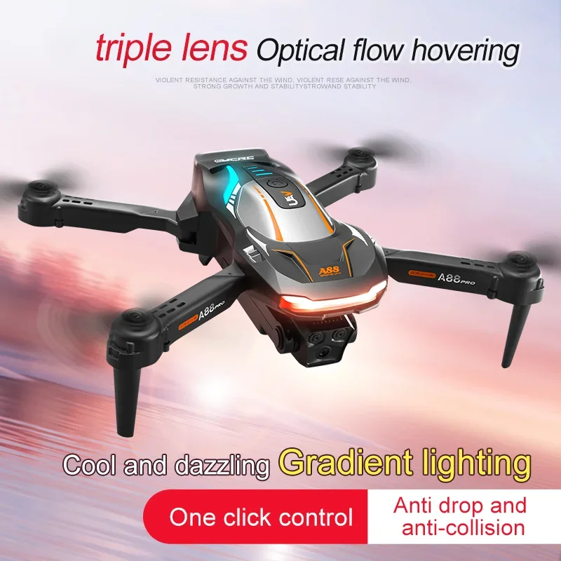 Xiaomi A88pro Drone 8K Professional HD Dual Camera 10000M 5G Obstacle Avoidance Optical Flow Positioning Upgraded RC ﻿Brushless