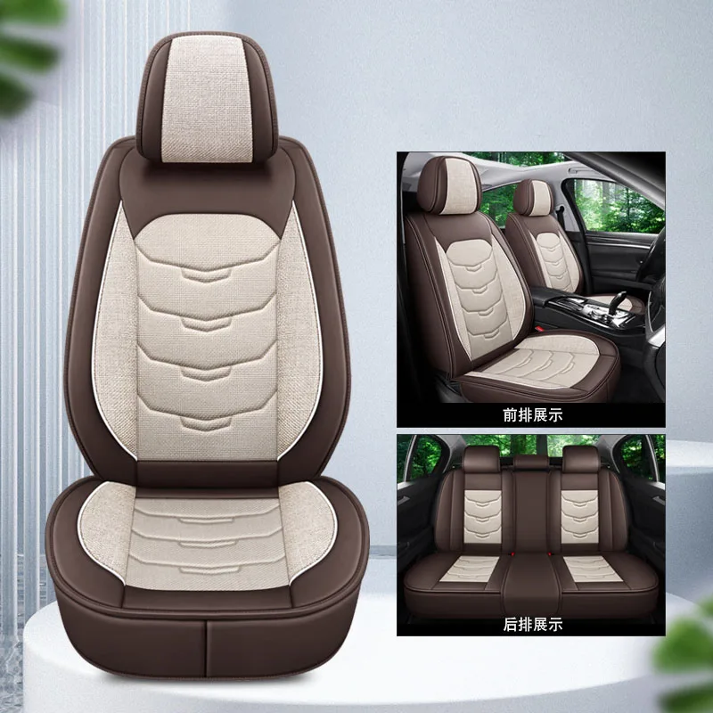 Universal Full Set Car Seat Covers For Mercedes W211 W204 W205 W203 ML W164 EQB EQC EQE Renault  Arkana Auto Interior Accessorie