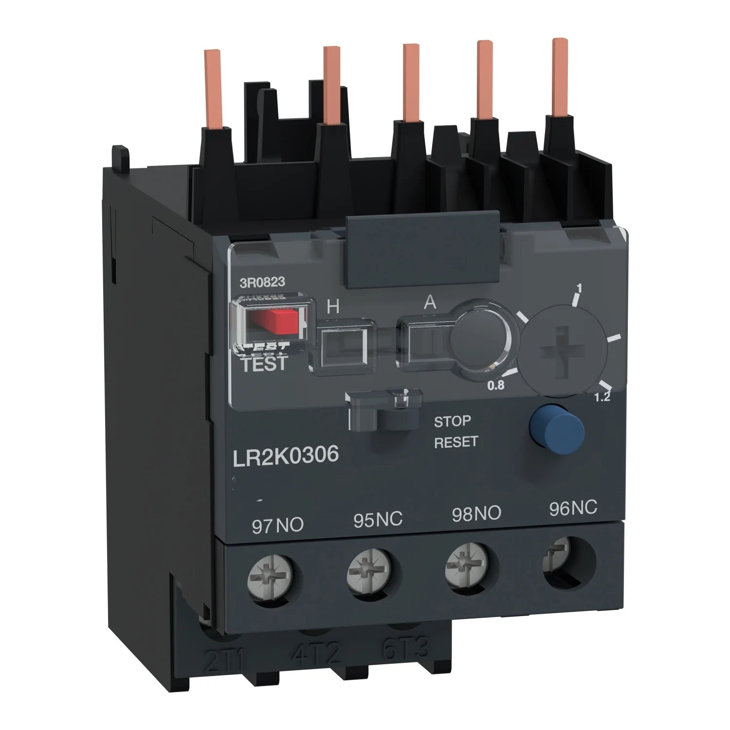 

LR2K0306 LR2-K0306 TeSys K - differential thermal overload relays - 0.8...1.2 A - class 10A