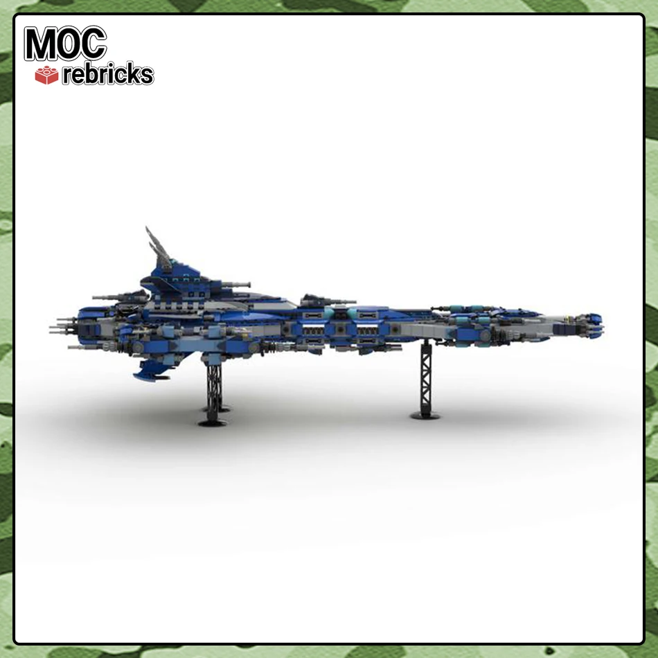 MOC Space War Movie Series Nebula Class Space Battle Carrier Building Block DIY Collection Bricks Sets Boy Toys Christmas Gifts