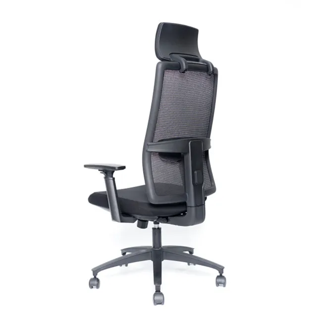 

Comfortable Swivel Mesh Design with Fabric Foam Material Adjustable Headrest for Home Office Modern Ergonomic Lift Office Chair