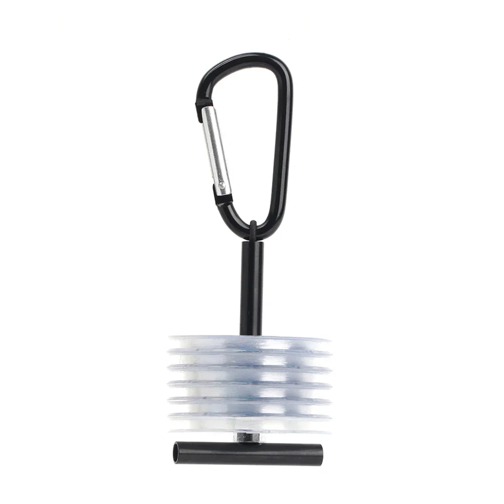Fishing Line Protectors T Spool Holder Tippet Dispenser Built-in Bungee Cord Effortless Stretching Lightweight Setup